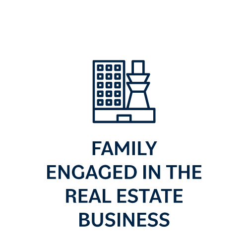 Family engaged in the Real Estate Business