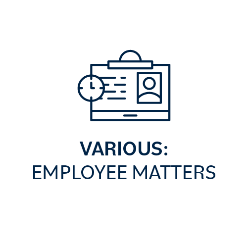 Various: Employee matters